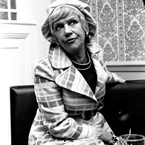 Singer Dorothy Squires pictured at the Newcastle City Hall 3 May 1972