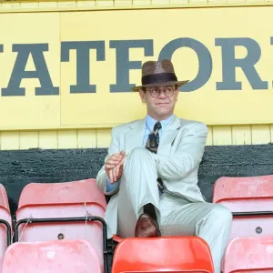 Print of Elton John at Watford Football Club