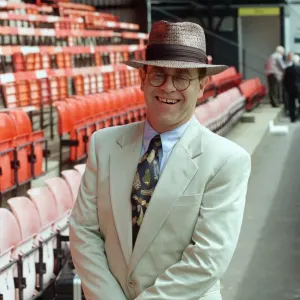 Singer Elton John is back at Watford promising to do what he can to lift the Second