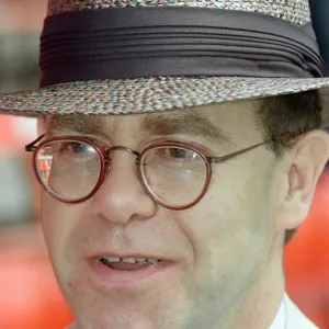 Singer Elton John is back at Watford promising to do what he can to lift the Second