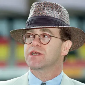 Singer Elton John is back at Watford promising to do what he can to lift the Second