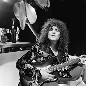 Singer and guitarist Marc Bolan of the glam rock group T-Rex