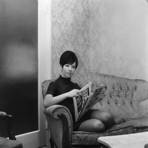 Singer Helen Shapiro pictured at her home. 5th March 1967 Singer Helen Shapiro pictured at her home. 5th March 1967