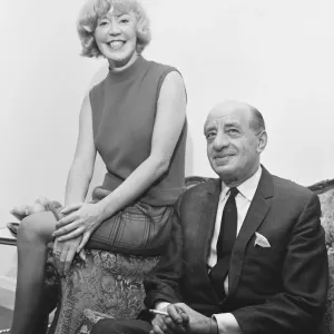 Singer Kathy Kirby seen here with former band lead Bert Ambrose. 18th November 1967