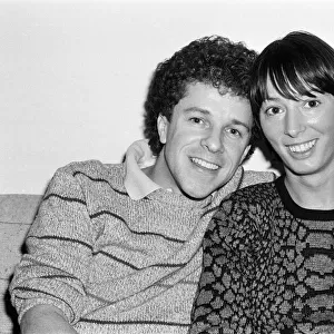 Singer Leo Sayer and his wife Jan. January 1984