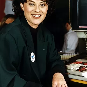 Singer Lisa Stansfield. April 1993