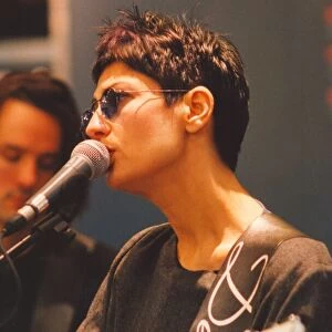 Singer Marcella Detroit performs at Virgin megastore on Northumberland Street