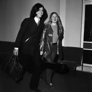 Singer Mary Hopkin and her record producer husband Tony Visconti seen here leaving Singer Mary Hopkin and her record producer husband Tony Visconti seen here leaving