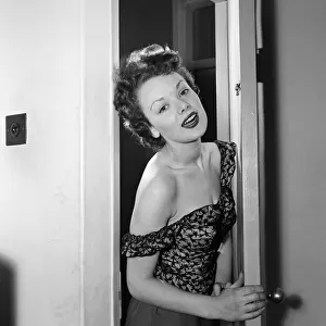 Singer Pauline Shepherd. 14th February 1957