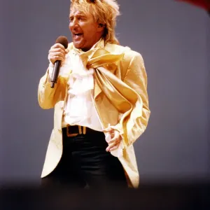 Singer Rod Stewart performs in concert at Gateshead International Stadium, Tyne and Wear Singer Rod Stewart performs in concert at Gateshead International Stadium, Tyne and Wear
