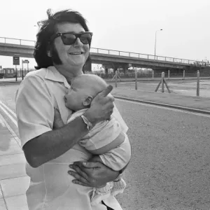 Roy Orbison Print at Manchester Ringway Airport in 1975 Roy Orbison Print at Manchester Ringway Airport in 1975