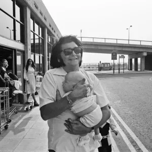 Singer Roy Orbison, pictured at Manchester Ringway Airport in 1975 Singer Roy Orbison, pictured at Manchester Ringway Airport in 1975