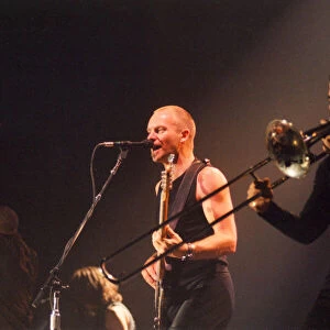 Singer / songwriter Sting in concert at the Newcastle Arena, 24th November 1996