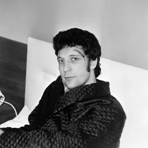 Print of Tom Jones at Home with Head Wound, 1966