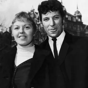 Tom Jones and Linda Trott in Hanover Square, London 1965 Print Tom Jones and Linda Trott in Hanover Square, London 1965 Print