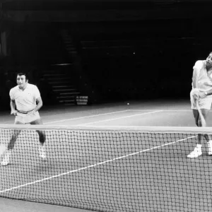 Tony Bennett and Pancho Gonzales at Albert Hall Print, 1972