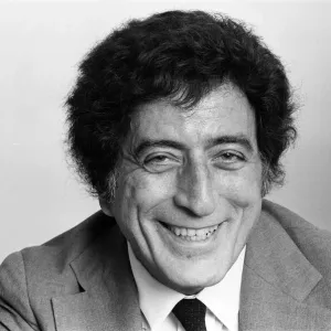 Singer Tony Bennett in London. 25th February 1982 Singer Tony Bennett in London. 25th February 1982