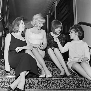 Singers Millicent Martin, Kathy Kirby, Cilla Black and Brenda Lee take time out for a