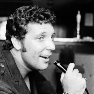 Print of Tom Jones after nose operation, September 1967 Print of Tom Jones after nose operation, September 1967
