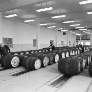 Single whiskies being prepared for blending Single whiskies being prepared for blending