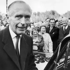 Sir Alec Douglas Home at Wembley South, London Print 1964 Sir Alec Douglas Home at Wembley South, London Print 1964