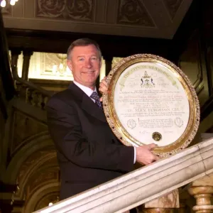 Sir Alex Ferguson Print - Freedom of Glasgow 1999