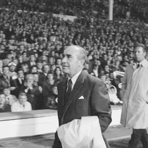 Sir Alf Ramsey seen here walking to the England dugout at the start of Endland Sir Alf Ramsey seen here walking to the England dugout at the start of Endland