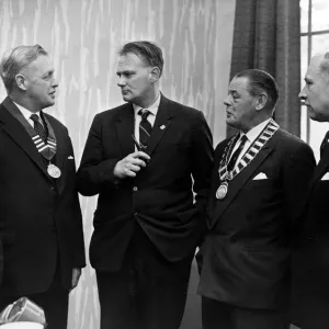 Sir Alfred Herbert annual Memorial lecture, Coventry Theatre, Coventry. L-R: Mr. R