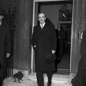Sir Anthony Eden leaving Downing Street 1955 Sir Anthony Eden leaving Downing Street 1955