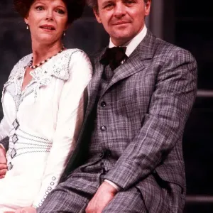 Sir Anthony Hopkins Actor with Actress Samantha Eggar in a scene from The Play The Lonely Sir Anthony Hopkins Actor with Actress Samantha Eggar in a scene from The Play The Lonely