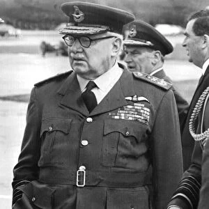 Sir Arthur Harris in uniform at farewell to bomber command - May 1968 22 / 05 / 1968