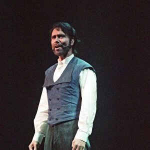Sir Cliff Richard on stage in the premiere of the "Heathcliff"musical