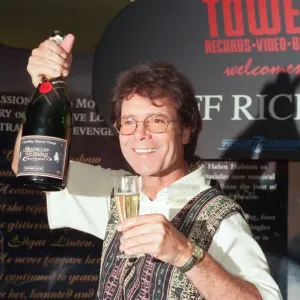Sir Cliff Richard at Tower Records in Londons Piccadilly Circus