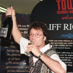Sir Cliff Richard at Tower Records in Londons Piccadilly Circus