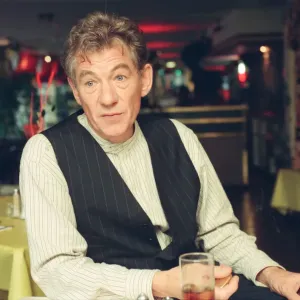 Sir Ian McKellen, actor, at the Birmingham Repertory Theatre, Birmingham, The Midlands Sir Ian McKellen, actor, at the Birmingham Repertory Theatre, Birmingham, The Midlands