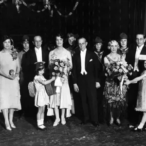 1930 Print of Sir Isidore Salmon and Family at Lyons Cadby Hall Bakeries 1930 Print of Sir Isidore Salmon and Family at Lyons Cadby Hall Bakeries