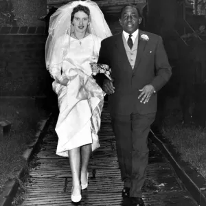 Sir Learie Constantine à la noce de Gloria Turner avec Brian Holden.