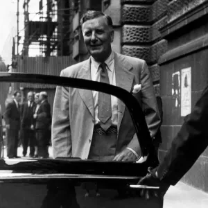 Sir Percy Sillitoe Print, 1952 Black and White Photo