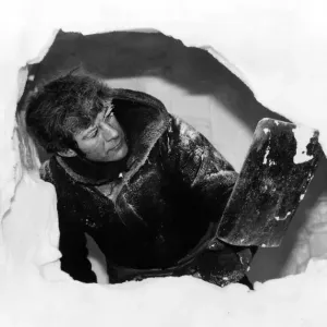 Sir Ranulph Twistleton Wykeham Fiennes, explorer, at the North Pole during the Transglobe Sir Ranulph Twistleton Wykeham Fiennes, explorer, at the North Pole during the Transglobe