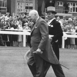 Sir Winston Churchill in Tailcoat Morning Suit Print