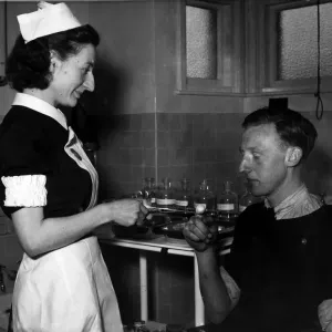 Sister Anne Davies of the Port Medical Service in Dents Wharf