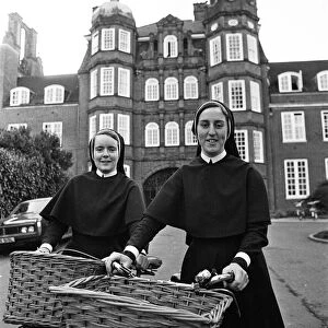 Sister Campion and Sister Gemma, students at Newnham College, University of Cambridge