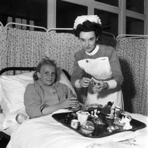 La hermana Olivia Hewitt, una enfermera en el hospital de San María, en Eastbourne.