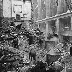 Site of a bombed and destroyed pub, next to Selfridges Department Store in London