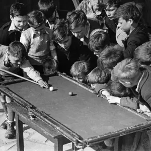 1944 Bethnal Green Billiards Print 1944 Bethnal Green Billiards Print
