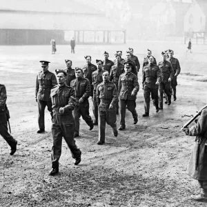 Sixth East Yorkshire Home Defence Corps in training during the Second World War