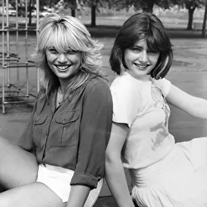 Sizzling beauties Ruth and Rachel Merrit kept the temperatures high at the Radio One Fun