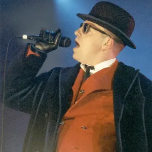 Ska group Madness performing at GMex in Manchester. Pictured is lead singer Suggs Ska group Madness performing at GMex in Manchester. Pictured is lead singer Suggs