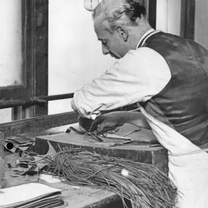 Leather Cutting Print, 1931