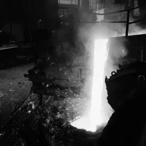 Skinningrove blast furnace plant, which is to close. 1971